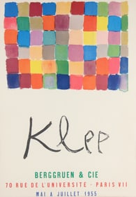 Paul Klee, Swiss/German 1879-1940, Exhibition Poster, Lithograph