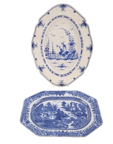 Caughley Full Nankin Pattern Porcelain Platter