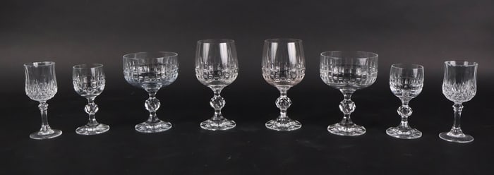 Group of Assorted Colorless Glass Stemware