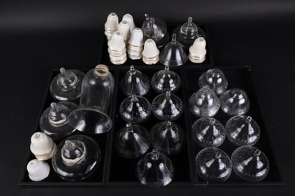 Group of Lenox and Buffalo Porcelain Cup Inserts