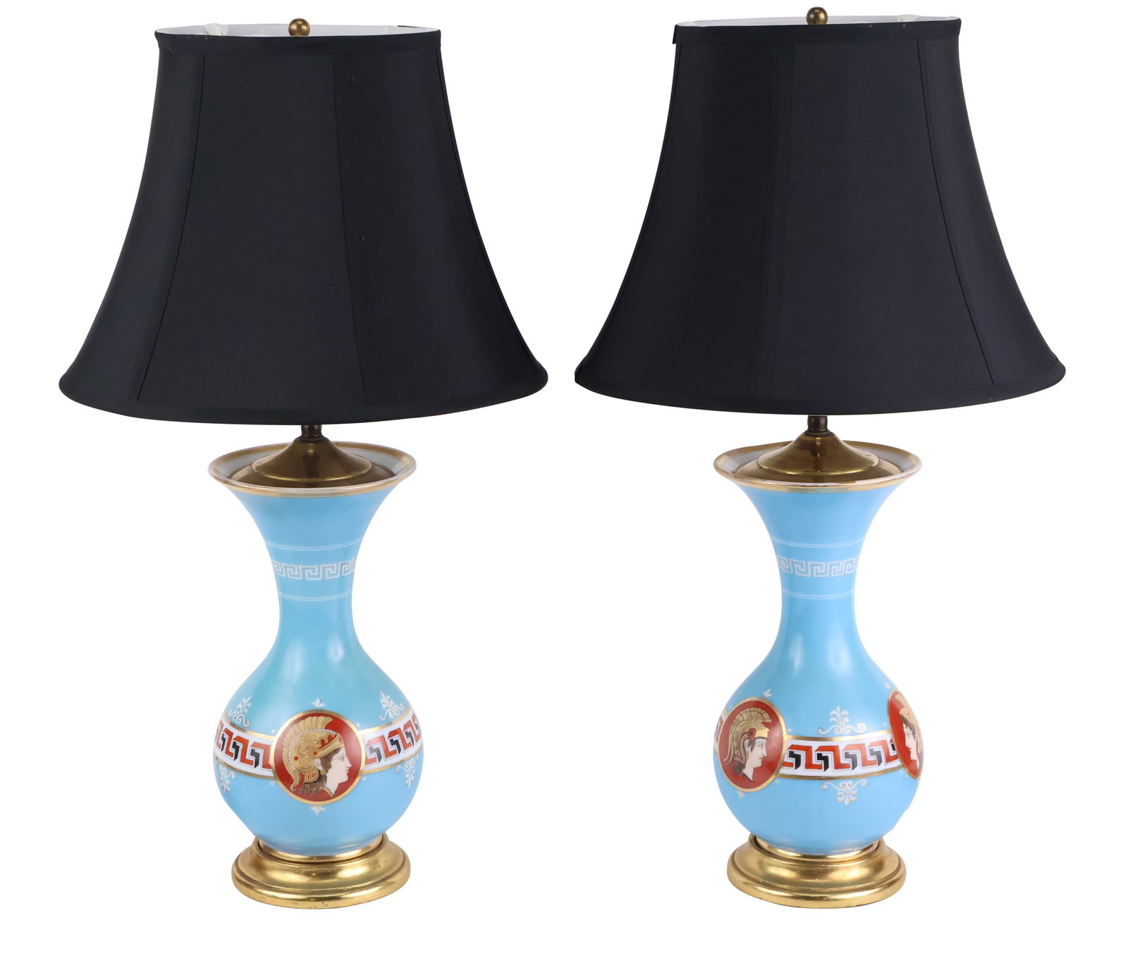 Pair of Neoclassical Style Paris Porcelain Vases (1 of 11)