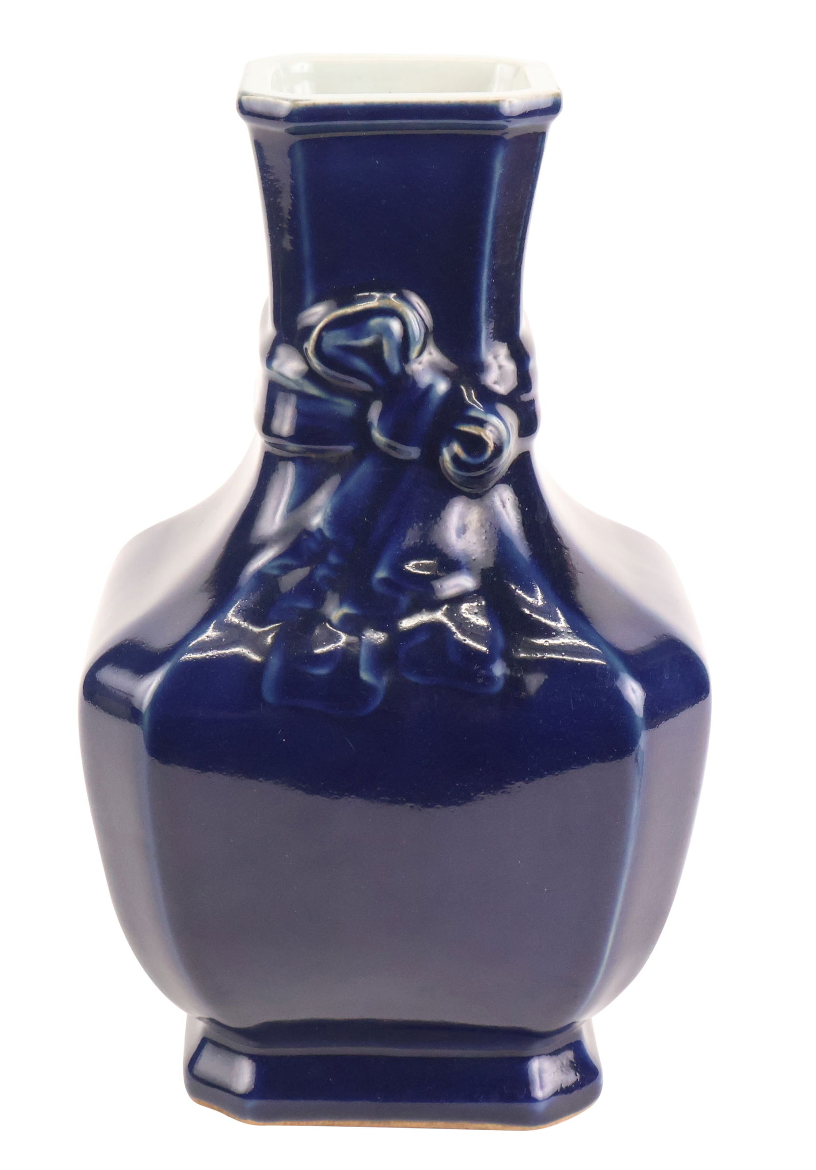 Chinese Monochrome Cobalt Blue Vase (1 of 10)