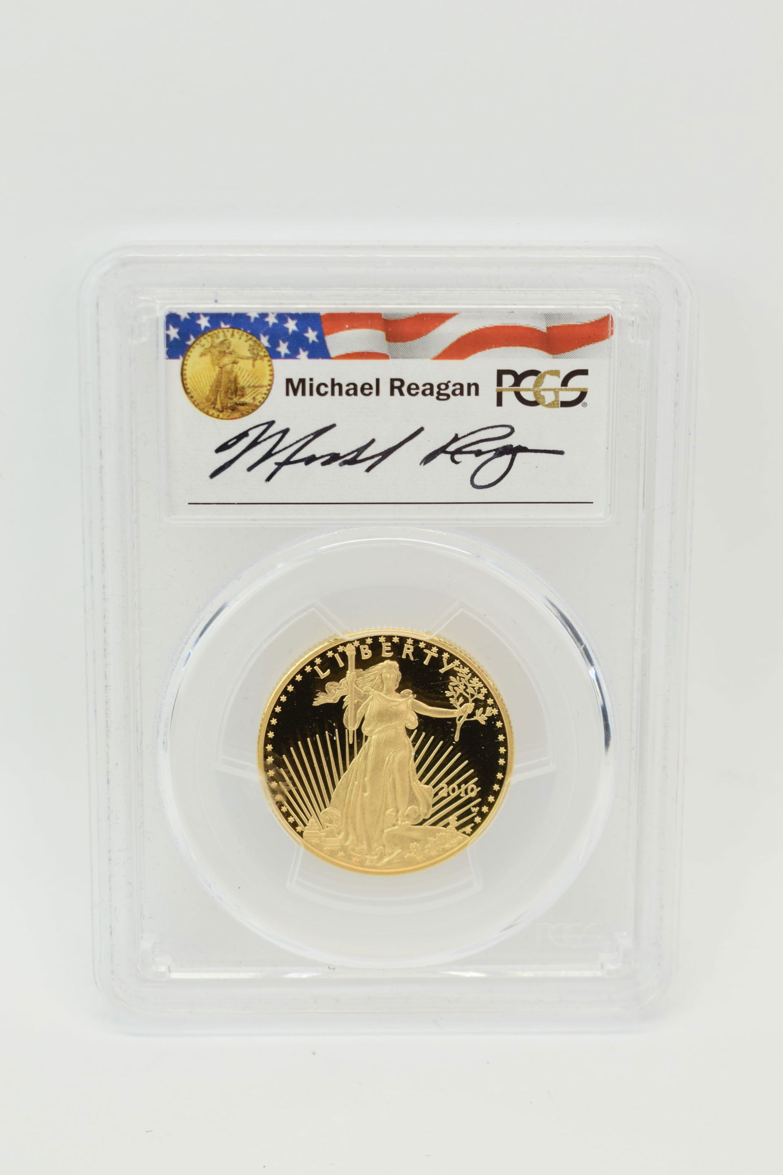 Michael Reagan 2010-W Gold Eagle $25 Half-Ounce Gold Coin (1 of 6)