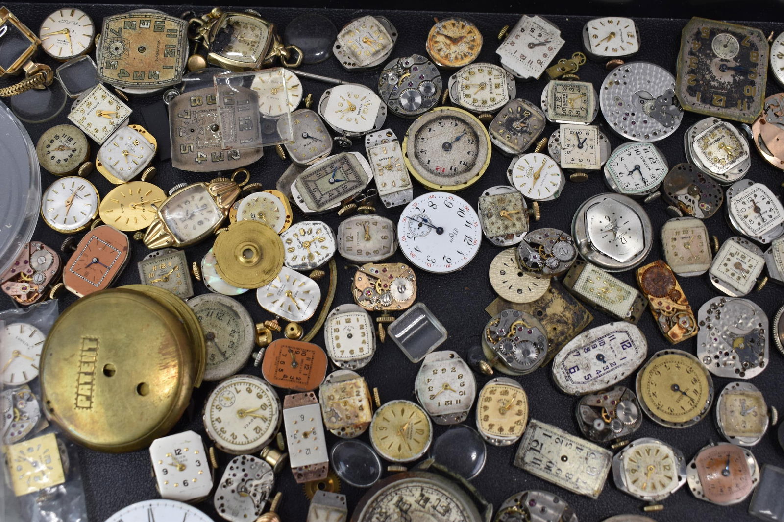 Large group of Assorted Watch Dials and Movements (1 of 8)