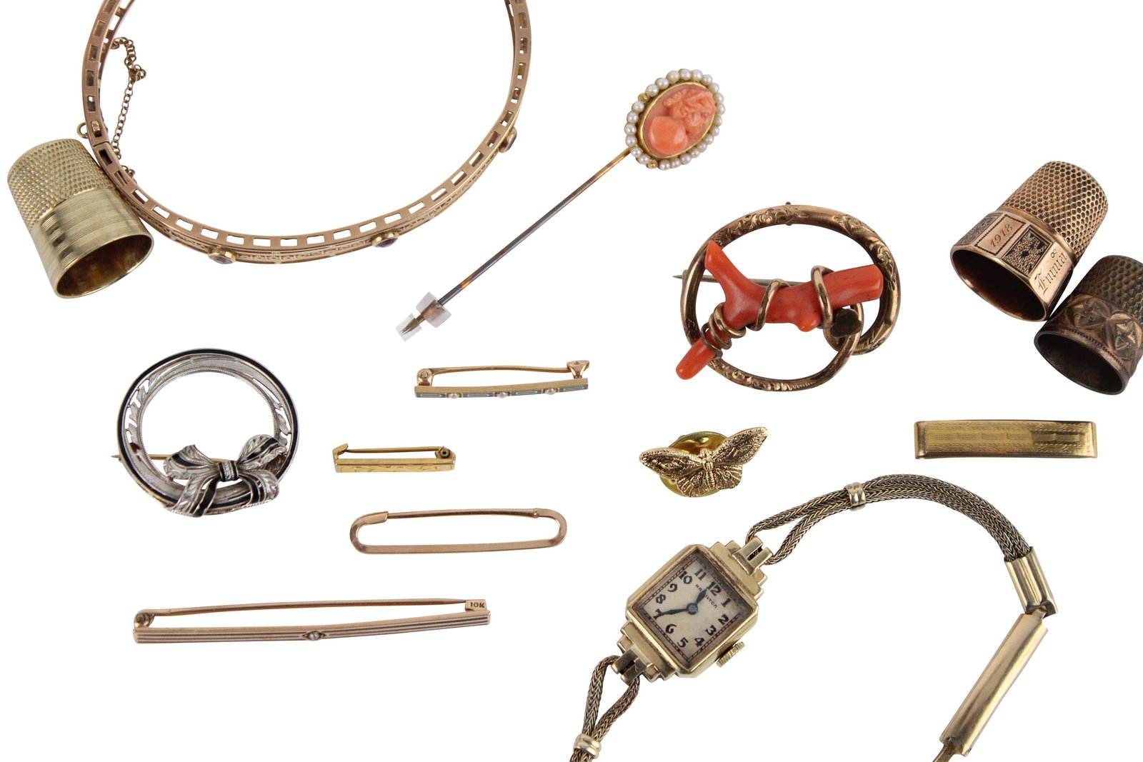 Vintage 14K Yellow Gold Thimble (1 of 15)