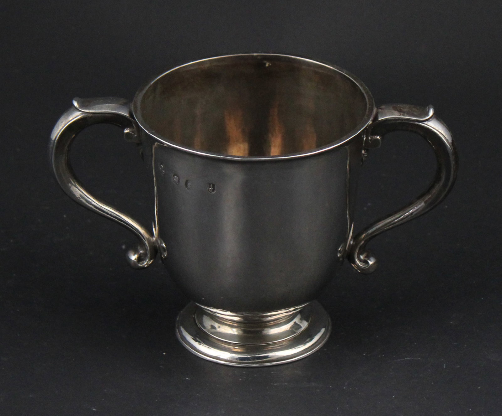George I Sterling Two Handled Footed Cup (1 of 6)
