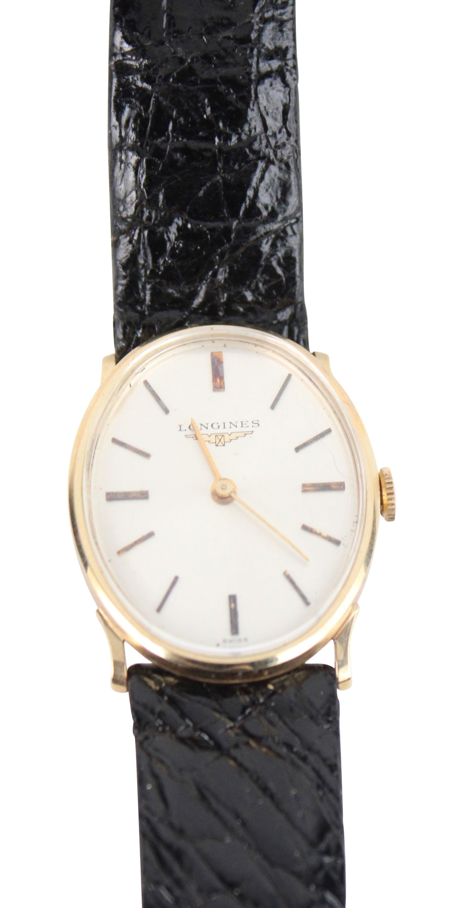 Longines Oval 14K Yellow Gold Men's Watch (1 of 7)