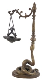 Anglo-Indian Oil Lamp