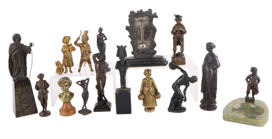 Large Selection of Bronze and Brass "World Tour" Statuary