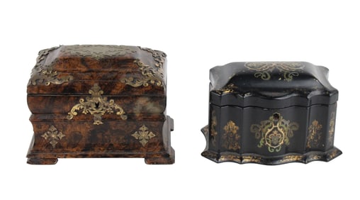 Two Victorian Tea Caddies