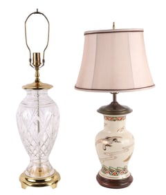 Waterford Cut Crystal Table Lamp