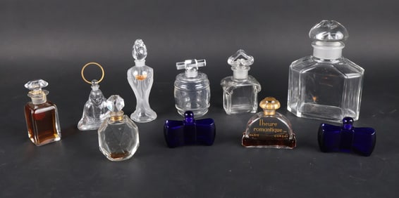 Ten Baccarat Perfume Bottles