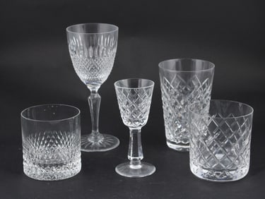 Twelve Rogaska Cut Crystal Wine Glasses