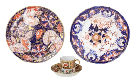 Spode Imari Porcelain Demitasse Cups and Saucers