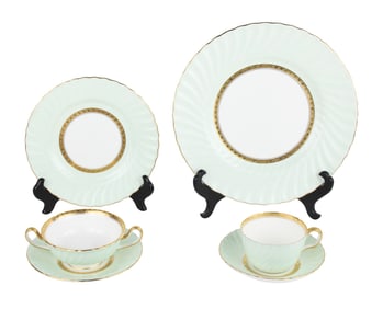 Minton "Somerset Green" Porcelain Dinner Service