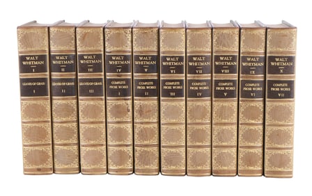 Writings of Walt Whitman, 10 Volumes
