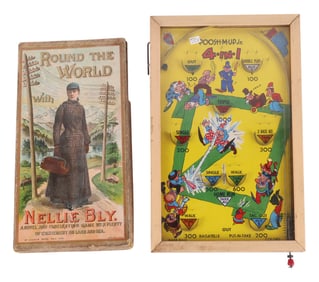 Nellie Bly Board Game by McLoughlin Bros