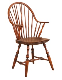 Ebenezer Tracy Continuous Arm Windsor Armchair