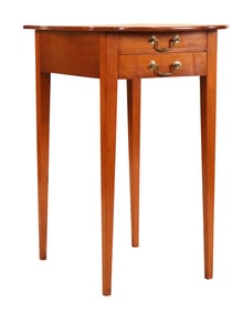 Federal Mahogany Two Drawer Work Table