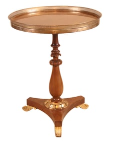 Regency Style Parcel-Gilt Gueridon