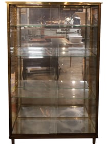Brass and Glass Display Cabinet