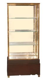 Brass and Glass Display Case