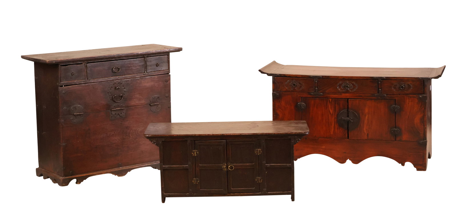 Three Chinese Hardwood Small Cabinets (1 of 16)