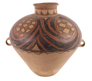 Chinese Banshan Gansu Neolithic Pottery Jar