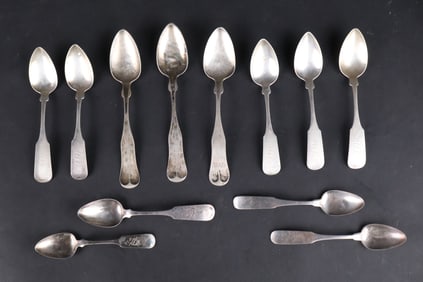 Collection of Coin Silver Spoons