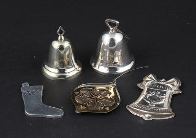 Reed and Barton Sterling Silver Bell Ornament