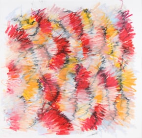 Philip Vaughan, Passion Flower, Pastel on Paper