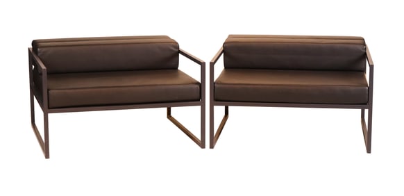 Pair of Cappellini "Fronzoni '64" Armchairs