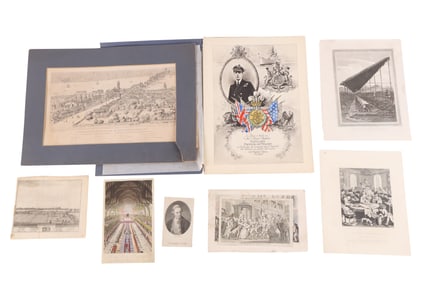 Eight Historical, Engravings and Etchings