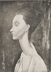 Amedeo Modigliani, Italian 1884-1920, Madame Lunia Czechowska, Lithograph