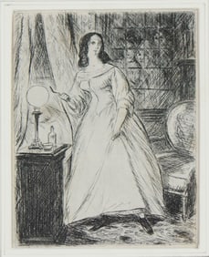 William James Glackens, 1870-1938, Yes, Good Mama, Yes I'm Going to Lock Up Your Silver Spoon,