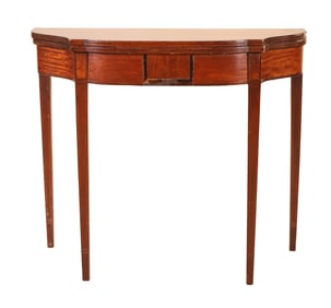 Federal Style Inlaid Mahogany Games Table