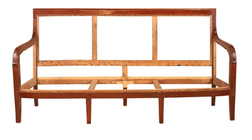 Regency Mahogany Settee Frame