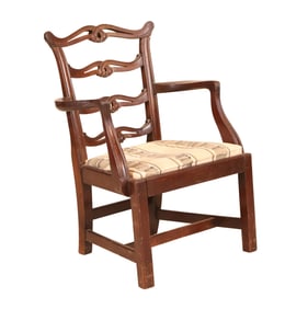 Chippendale Mahogany Child's Armchair