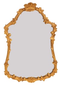 Louis XV Style Giltwood Mirror