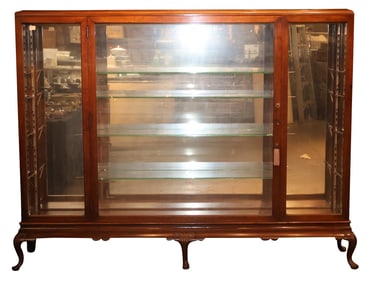 Vintage Mahogany Display Cabinet