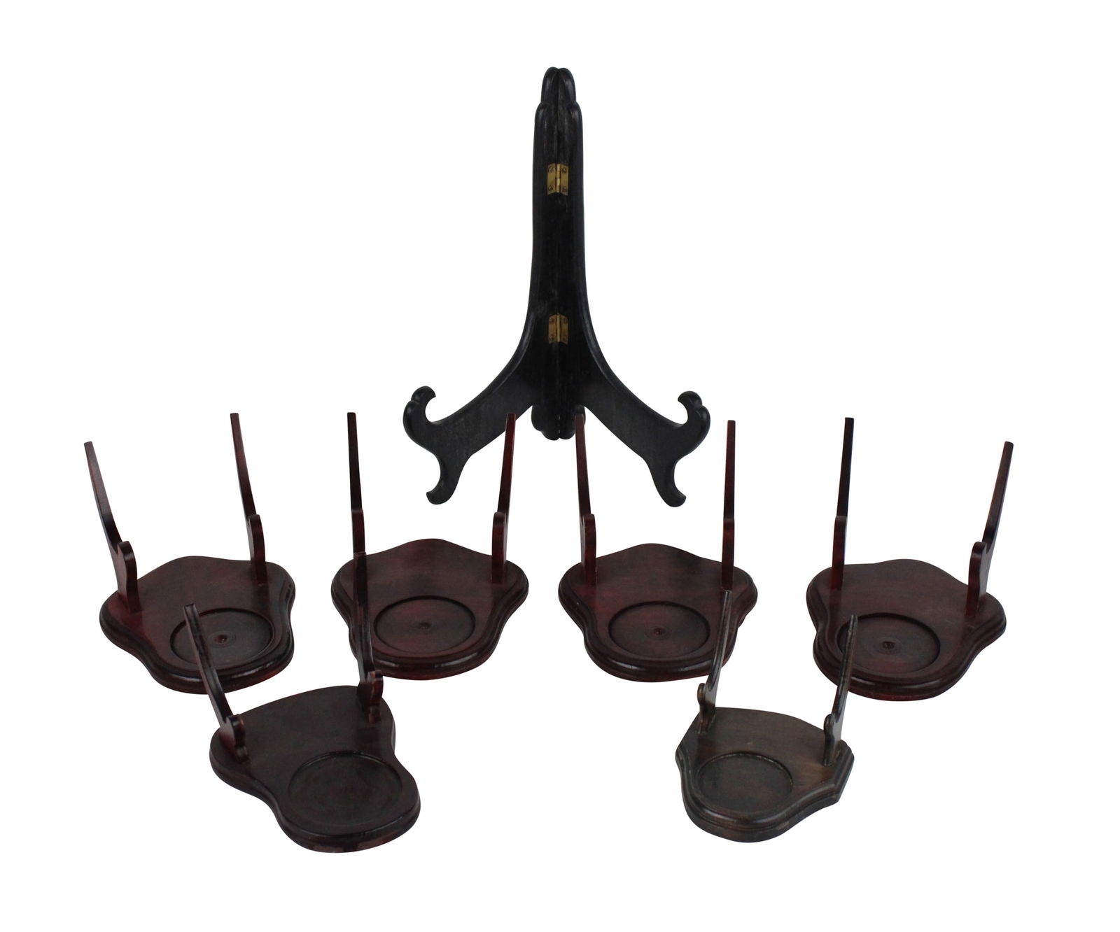 Group of Assorted Wood Stands (1 of 4)