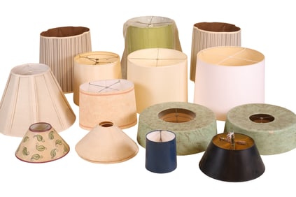Large Group of Assorted Lampshades