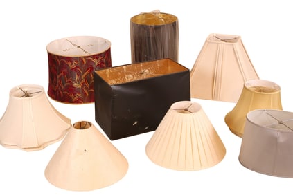Large Group of Assorted Lampshades
