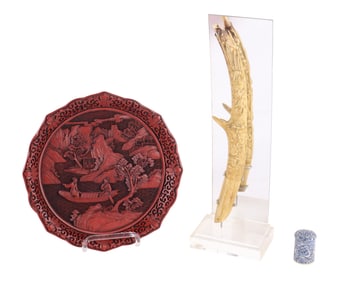 Indian Carved Antler