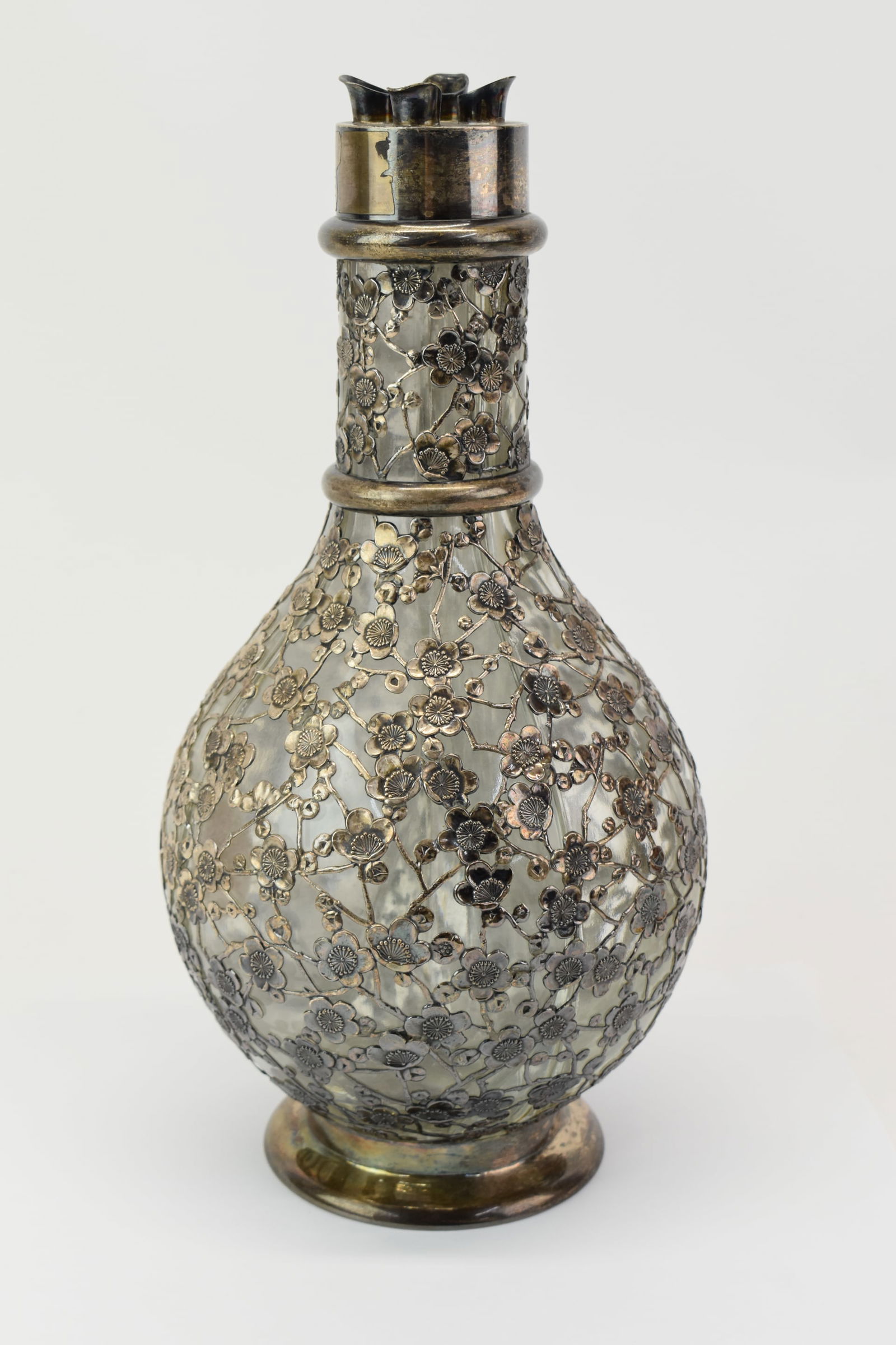 Silver Overlay Four Chamber Decanter (1 of 8)