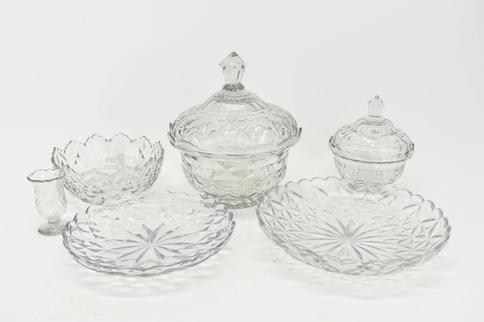 Group of Assorted Lead Crystal Serving Articles (1 of 13)