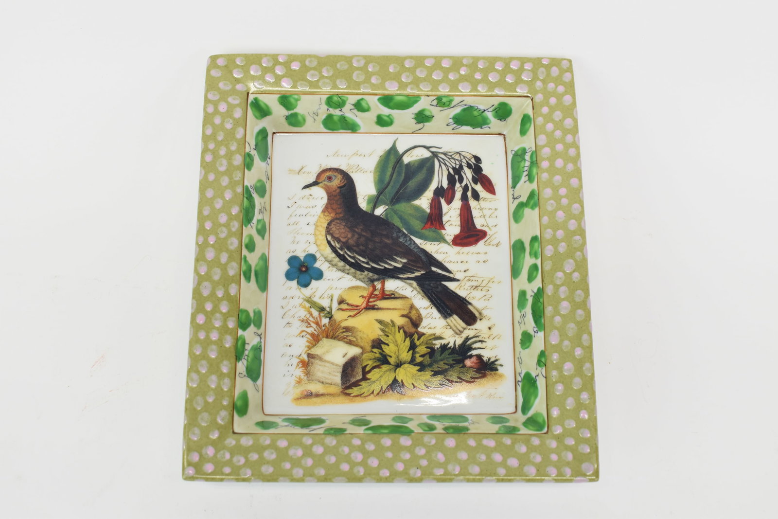Vintage John Derian Bird Decorated Tray. (1 of 5)