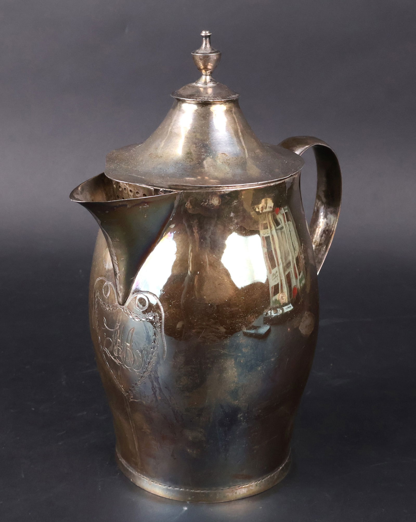 American Federal Period Coin Silver Pitcher (1 of 9)