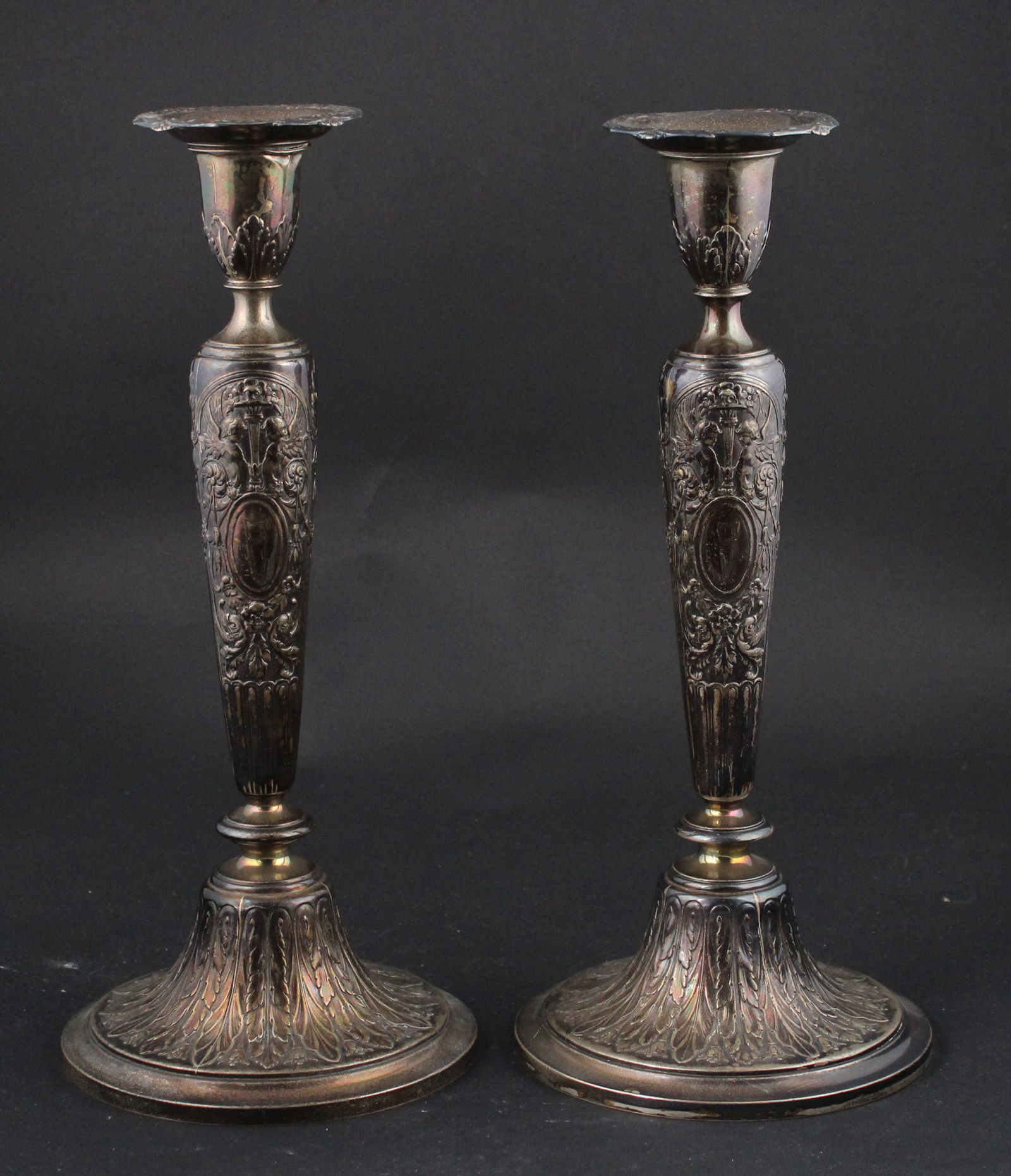 Pair of Gorham Sterling Silver Candlesticks (1 of 9)