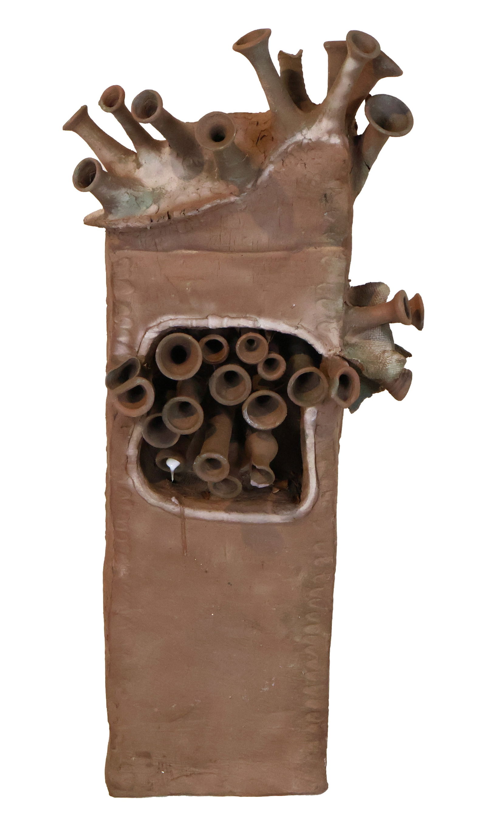 Hand-Raised, Redware Sculpture (1 of 8)